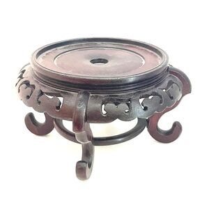 Elegant Asian Wooden Display Stand